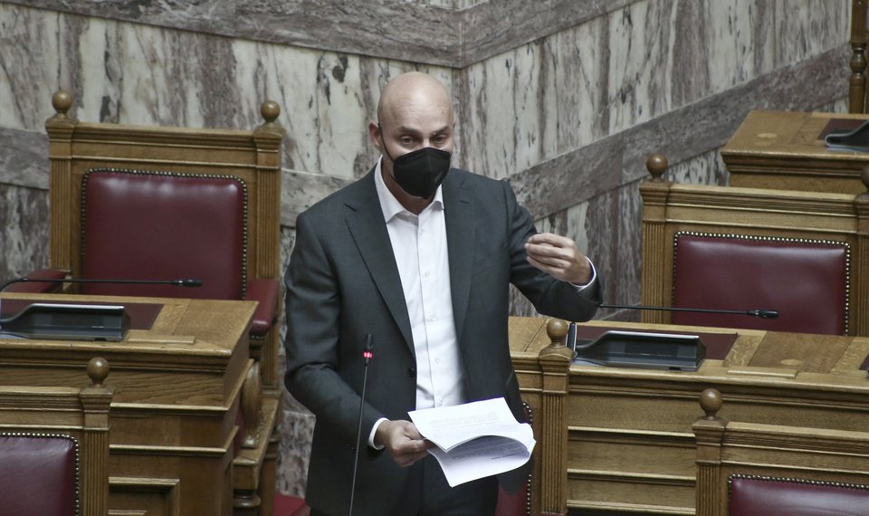 O Γιώργος Αμυράς στη Βουλή / Φωτογραφία: Intimenews-ΤΖΑΜΑΡΟΣ ΠΑΝΑΓΙΩΤΗΣ