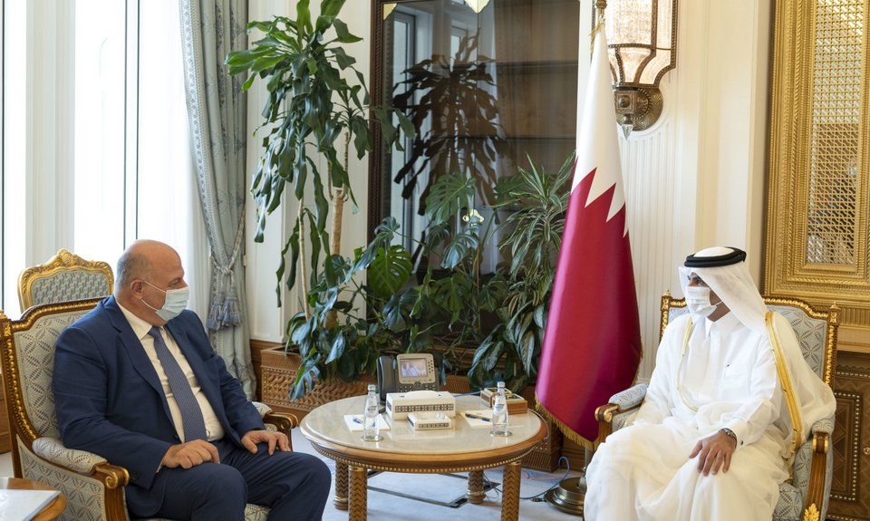 Κώστας Τσιάρας με Masoud bin Mohammed Al Ameri