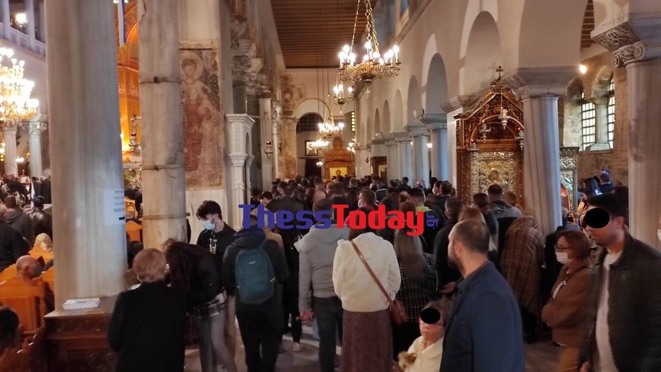 Άγιος Δημήτριος Θεσσαλονίκη πιστοί