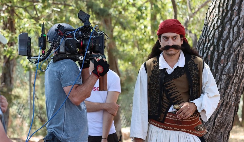 Από τα γυρίσματα του ντοκιμαντέρ του ΣΚΑΪ με τον Αργύρη Πανταζάρα