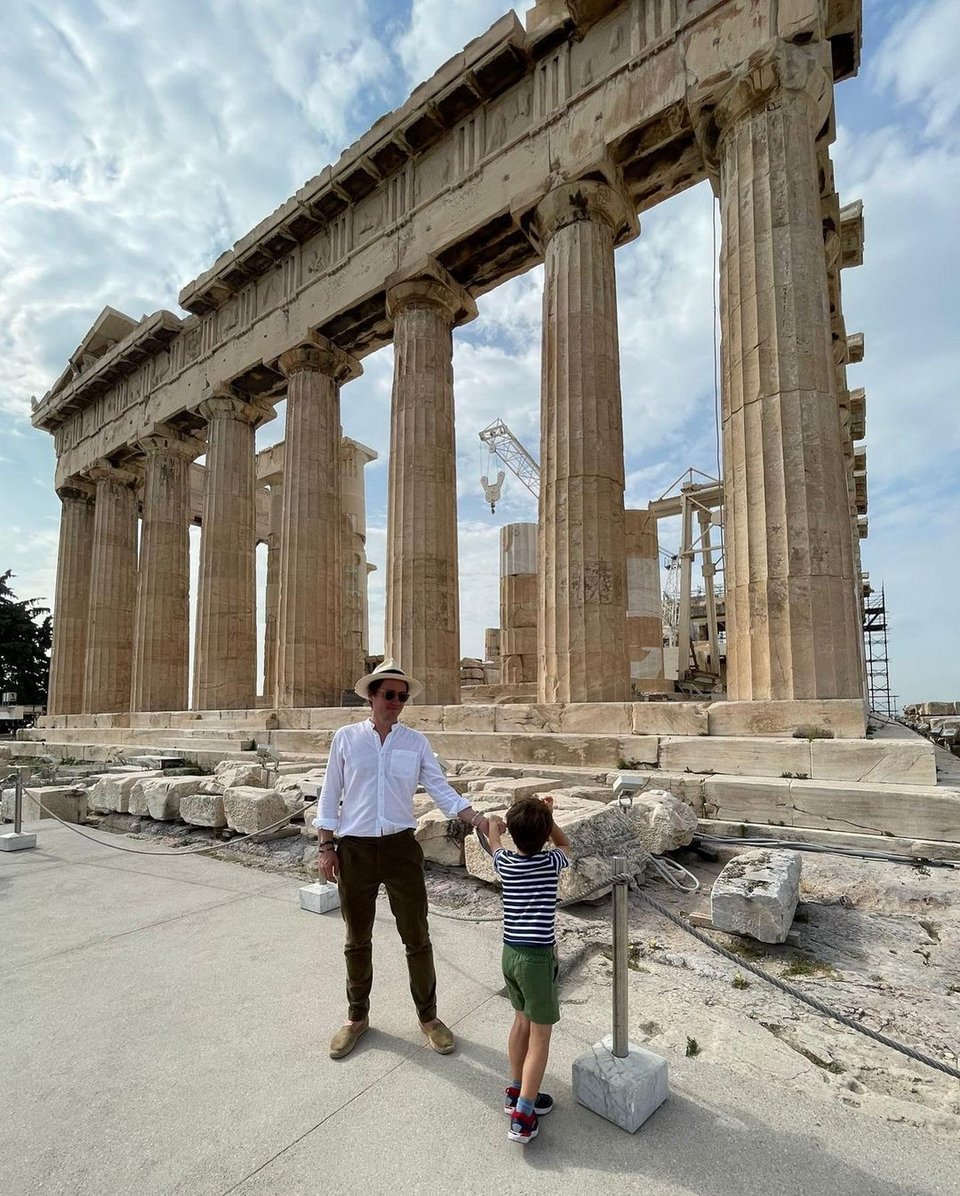H φωτογραφία του Εντοάρντο με τον 5χρονο γιο του