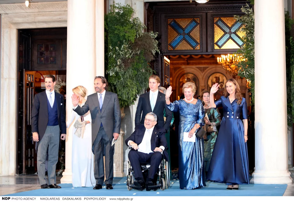 Φίλιππος Γλίξμπουργκ οικογένεια στην Αθήνα για γάμο