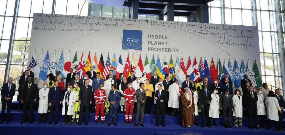 H σύνοδος των G20 στην Ιταλία/ Φωτογραφία: AP IMAGES