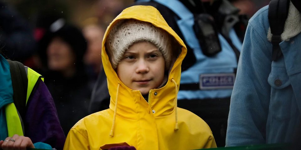 Η Σουηδή ακτιβίστρια για το κλίμα Γκρέτα Τούνμπεργκ