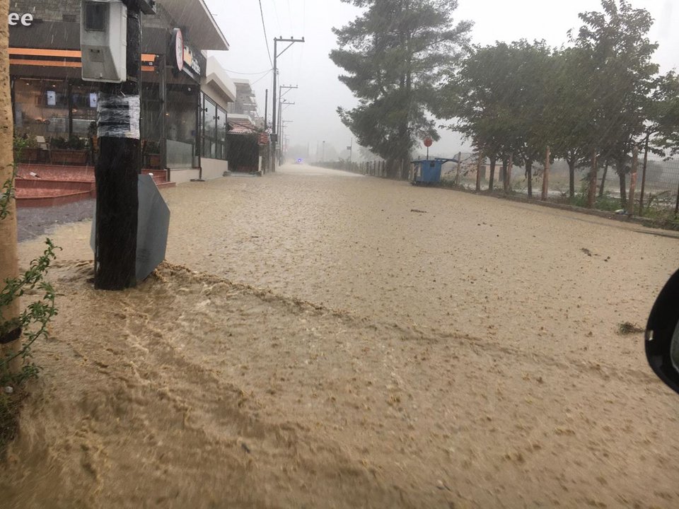 κακοκαιρία Αθηνά 11/10 Αγιά