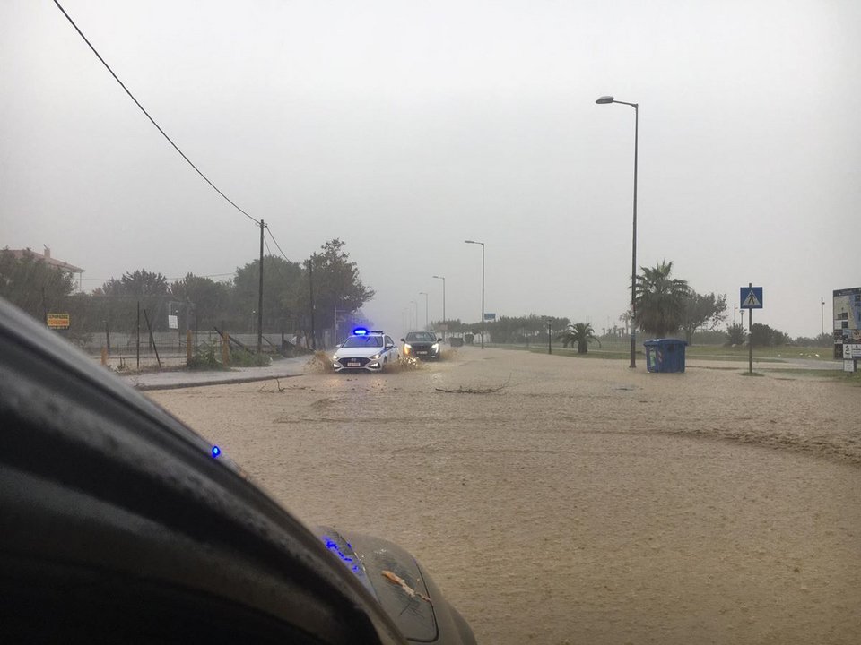 κακοκαιρία Αθηνά 11/10 Αγιά