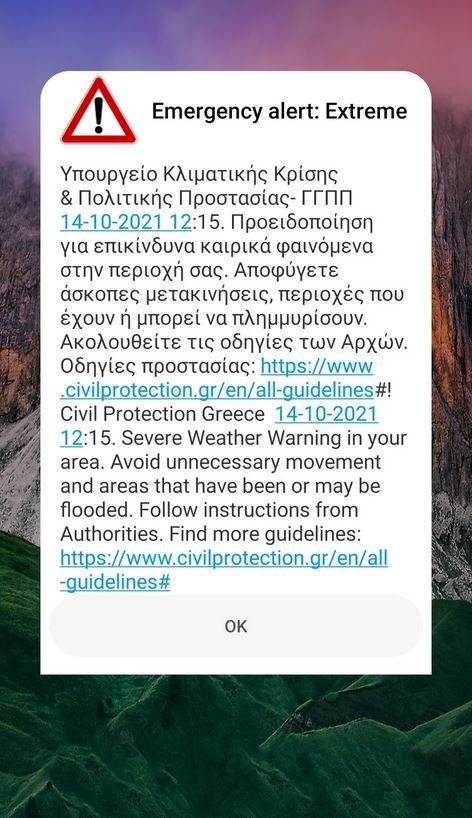 112 κακοκαιρία Μπάλλος Αττική