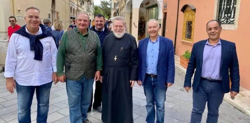 Από την επίσκεψη του πρώην πρωθυπουργού στον Ιερό Ναό Αγίου Ιωάννου Πόλεως