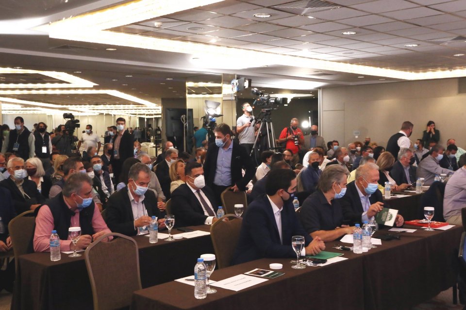 Στιγμιότυπο από την Κεντρική Επιτροπή του ΚΙΝΑΛ / Φωτογραφία: Eurokinissi