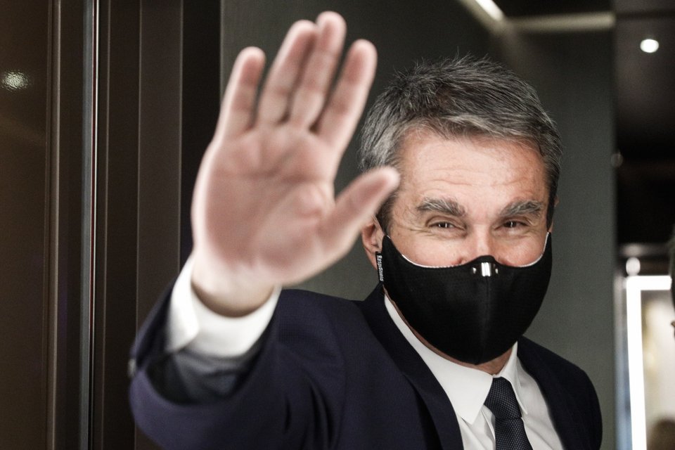 Ο Ανδρέας Λοβέρδος / Φωτογραφία: Eurokinissi