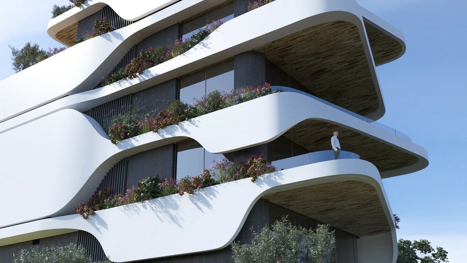 Η πολυκατοικία Golf Apartments στη Γλυφάδα από το αρχιτεκτονικό γραφείο Omniview.