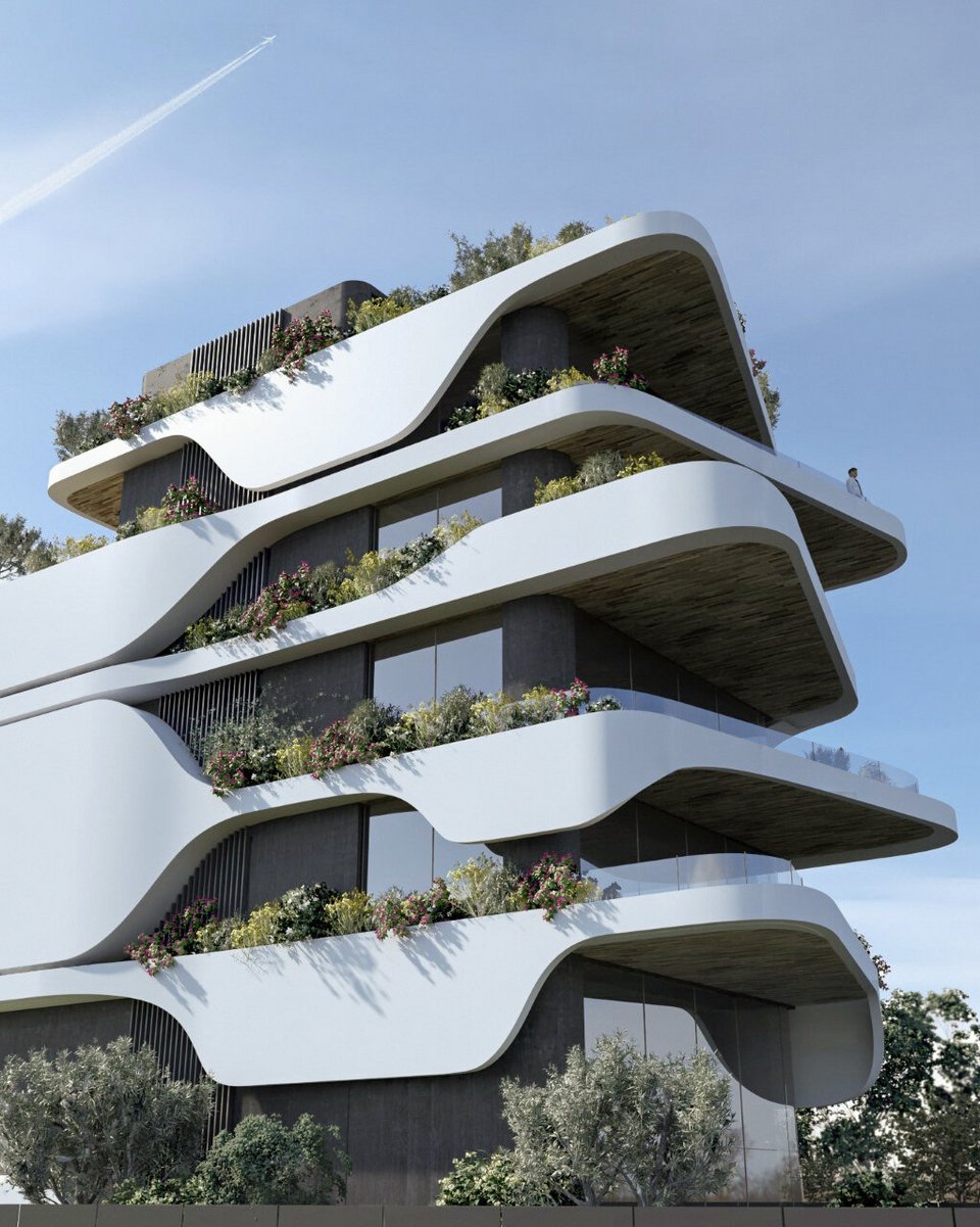 Το συγκρότημα κατοικιών Golf Apartments του αρχιτεκτονικού γραφείου Omniview.