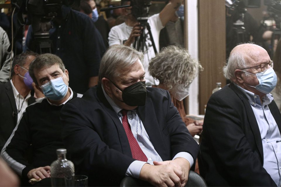 Ο Μιχάλης Χρυσοχοΐδης και ο Ευάγγελος Βενιζέλος