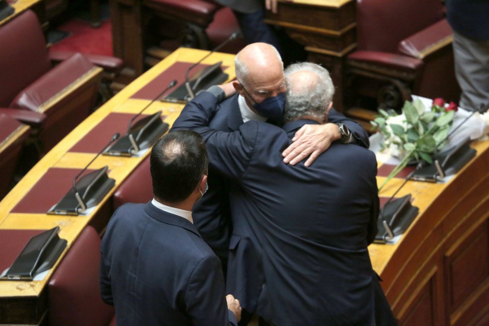 Γιώργος Παπανδρέου και Κώστας Σκανδαλίδης / ΑΠΕ/Σπύρος Τσακίρης