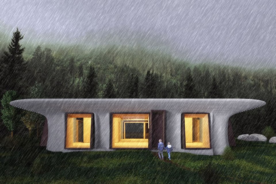 Το οικολογικό σπίτι Rain Catcher, μια κατοικία κατασκευασμένη με 3D printer, θα συλλέγει το νερό της βροχής και θα έχει πλήρη αυτονομία.