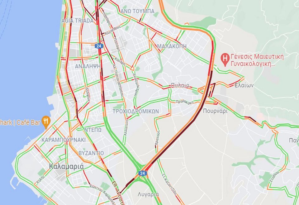 Θεσσαλονίκη κίνηση κακοκαιρία Μπάλλος