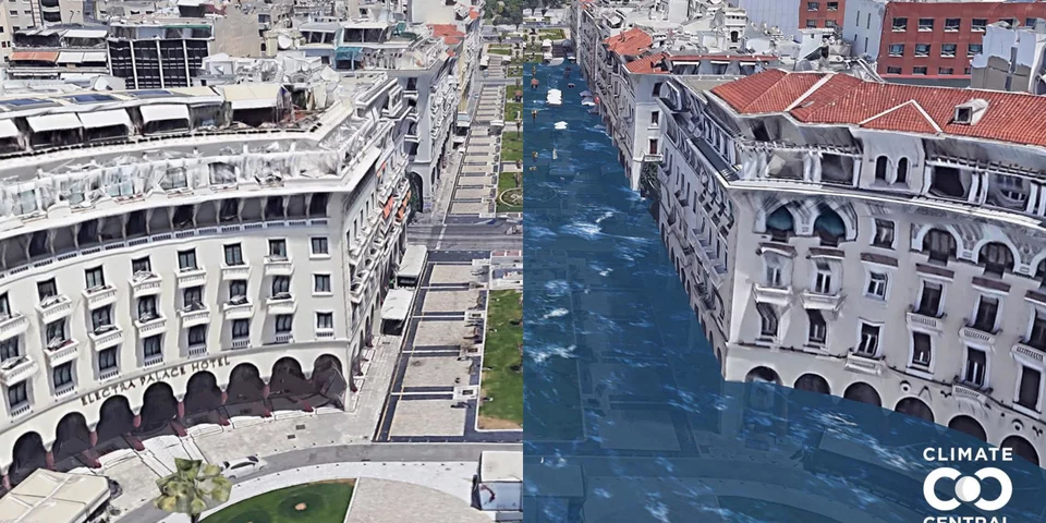 Δραματική η εικόνα της πλατείας Αριστοτέλους