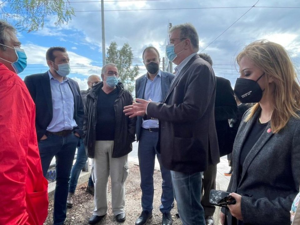Η επίσκεψη της αντιπροσωπείας του ΣΥΡΙΖΑ - Φωτογραφία: ΣΥΡΙΖΑ -ΠΣ