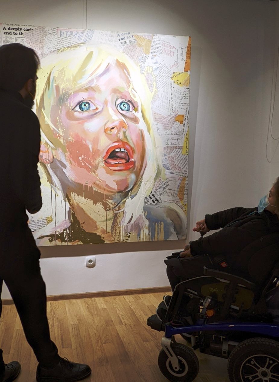 GALLERY13 πίνακας από την έκθεση για τη βία κατά των γυναικών