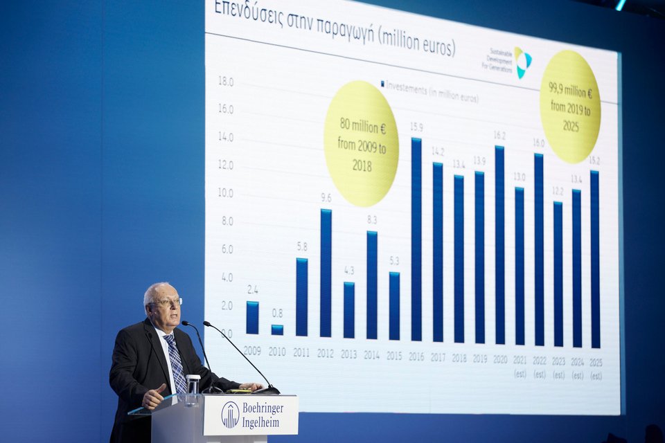 επίσκεψη Μητσοτάκη εργοστάσιο Boehringer Ingelheim στο Κορωπί