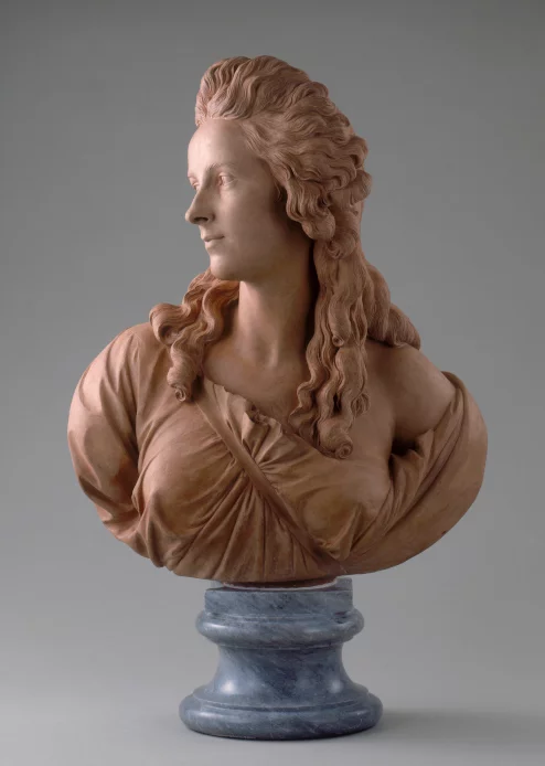 ﻿Ελιζαμπέτ Βιζέ Λε Μπραν (Élisabeth Louise Vigée Le Brun, 1755-1842), από τον Ογκυστέν Παζού. 