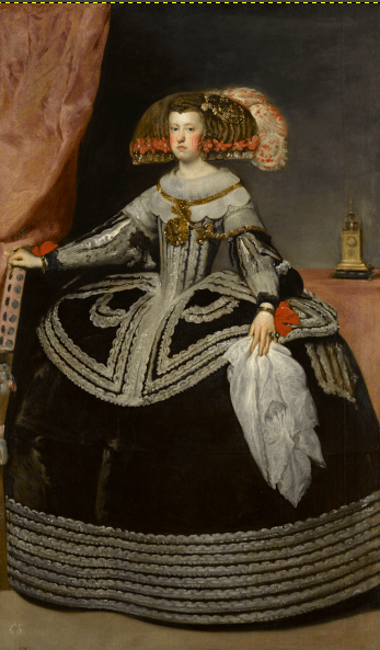 Πορτρέτο της Μαρίας-Άννας της Αυστρίας, βασίλισσας της Ισπανίας, από τον Βελάσκεθ﻿
