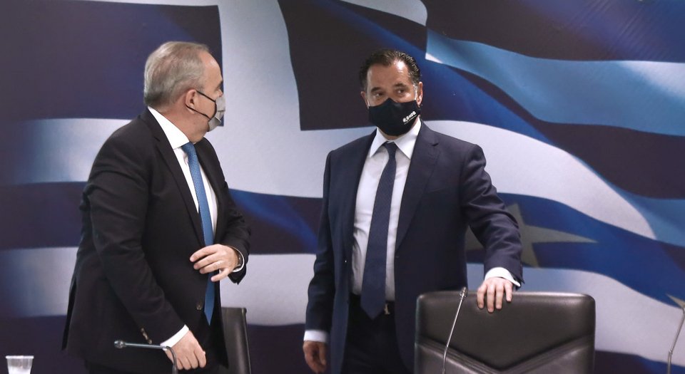 Νίκος Παπαθανάσης και Άδωνις Γεωργιάδης / Φωτογραφία: Intimenews-ΤΖΑΜΑΡΟΣ ΠΑΝΑΓΙΩΤΗΣ