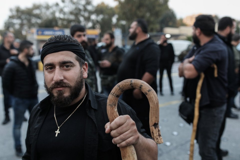 αγρότες από Κρήτη στο λιμάνι Πειραιά