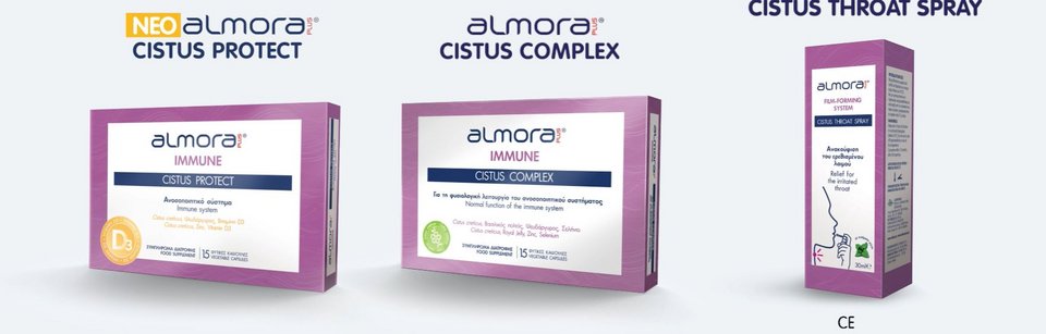 Η σειρά almora PLUS® CISTUS