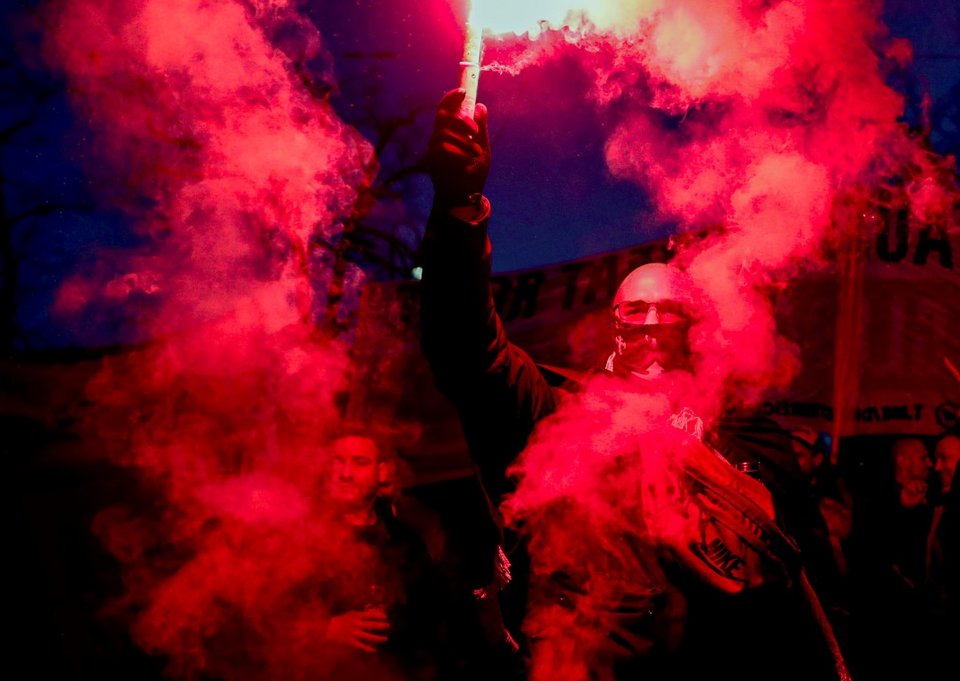 Διαδήλωση στην Αυστρία/ Φωτογραφία: AP IMAGES