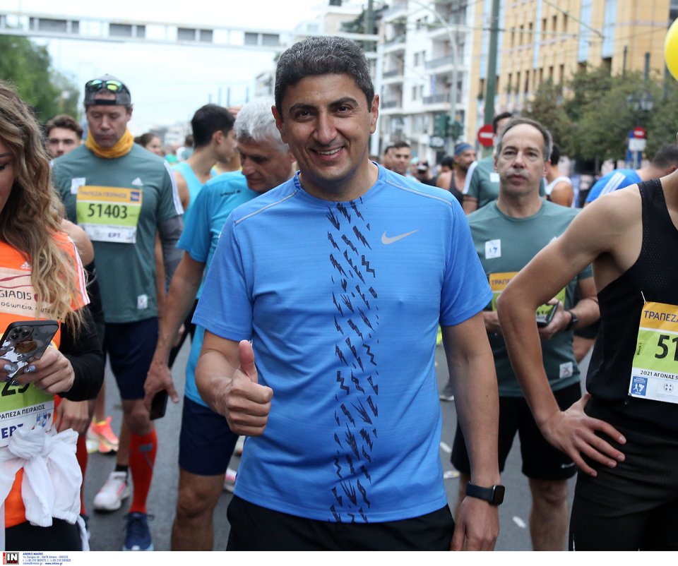 Ο Υφυπουργός Αθλητισμού, Λευτέρης Αυγενάκης