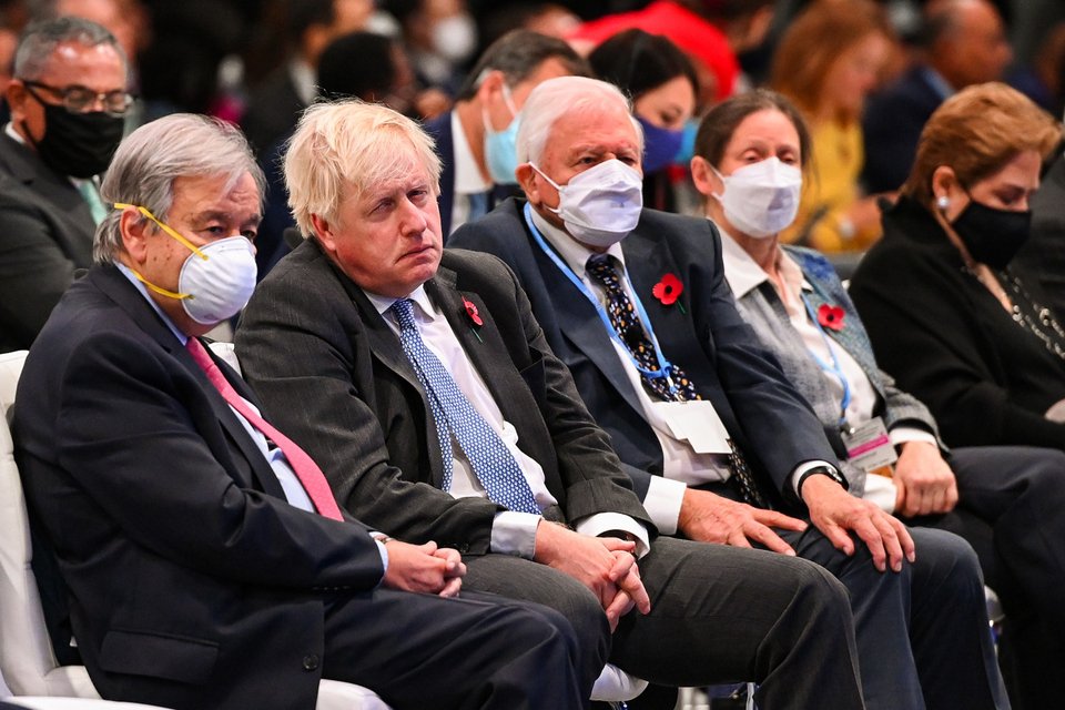 Μπόρις Τζόνσον, Ντέιβιντ Ατένμπορο και Αντόνιο Γκουτιέρες