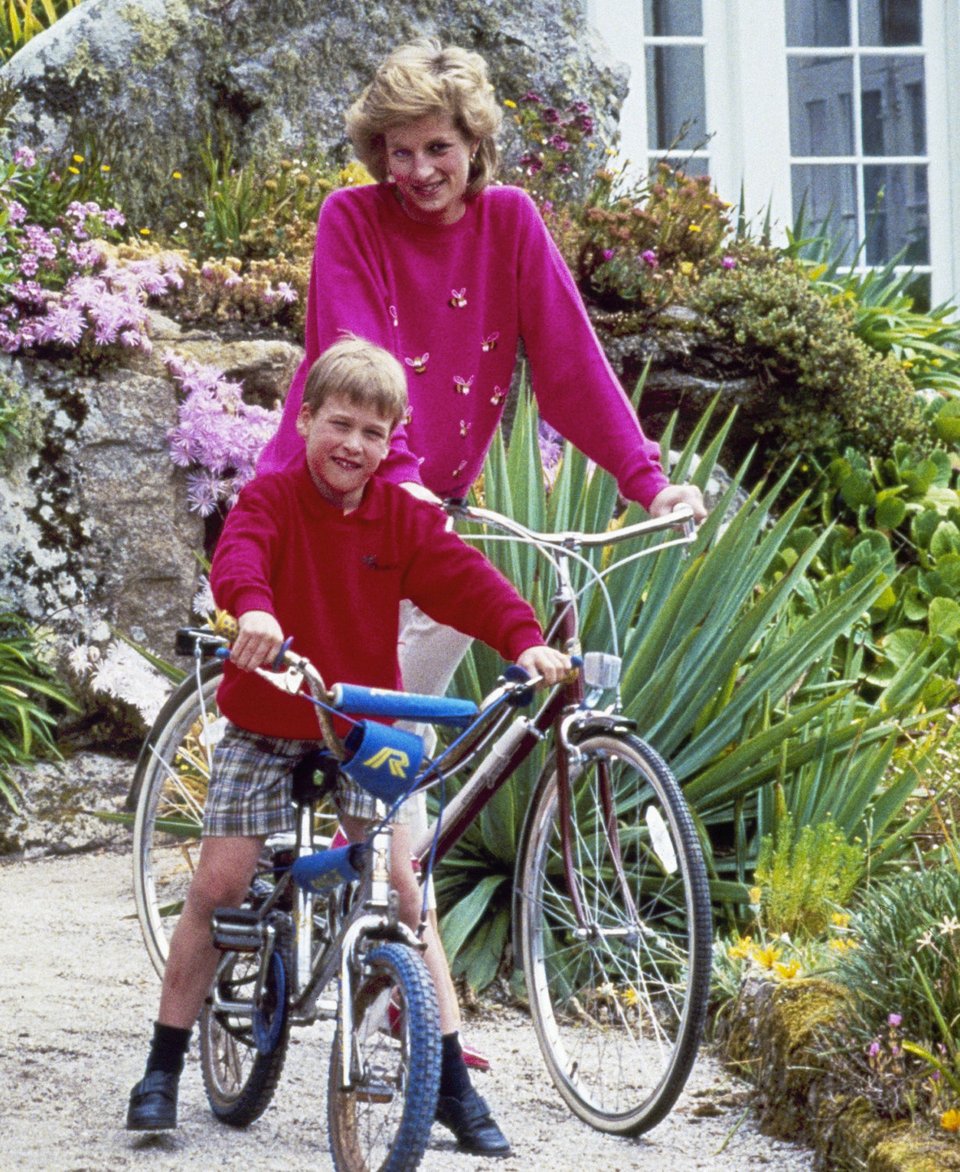 Η πριγκίπισσα Νταϊάνα με τον Ουίλιαμ παιδί