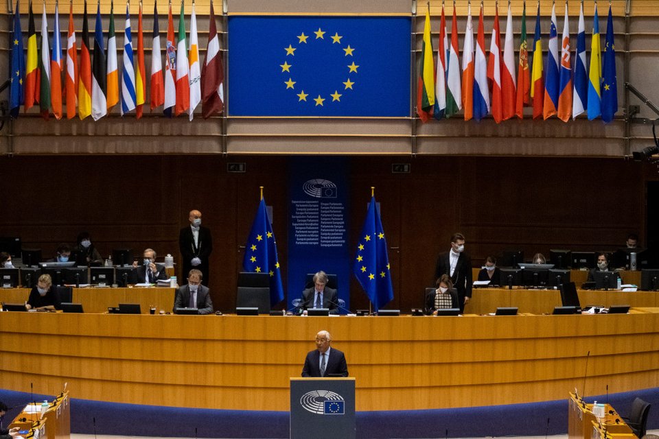 Στιγμιότυπο από ολομέλεια του Ευρωπαϊκού Κοινοβουλίου