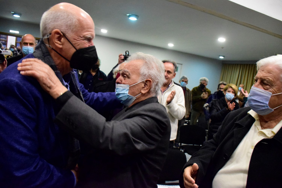 Ο Γιώργος Παπανδρέου σε εκδήλωση υποστηρικτών του στην Αργολίδα - Φωτογραφία: EUROKINISSI /ΒΑΣΙΛΗΣ ΠΑΠΑΔΟΠΟΥΛΟΣ