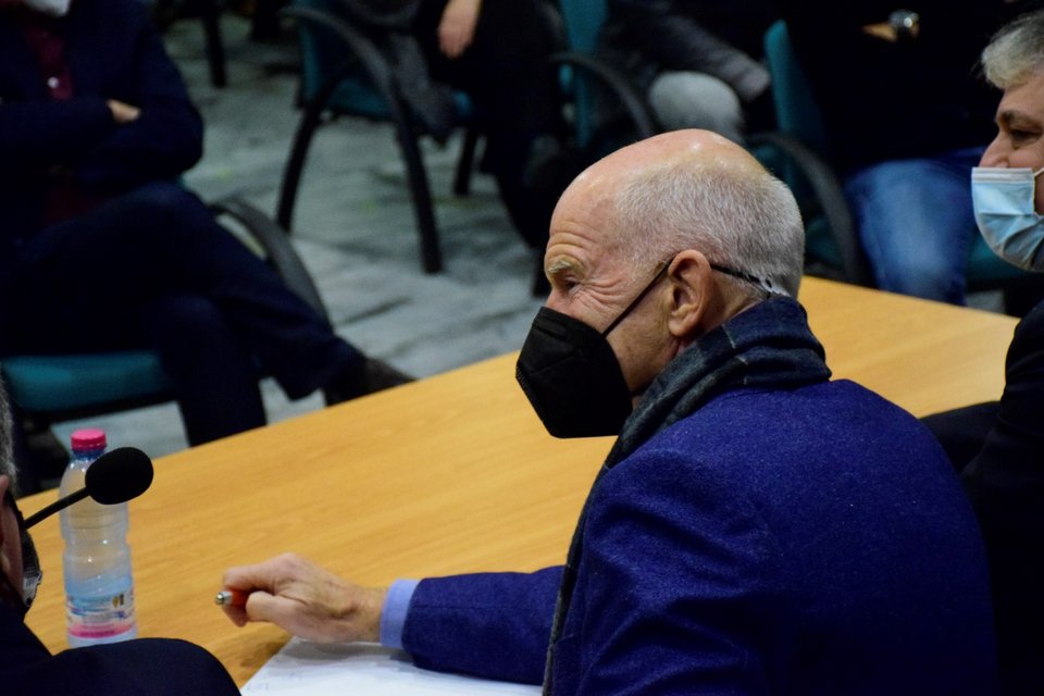 Ο Γιώργος Παπανδρέου σε εκδήλωση υποστηρικτών του στην Αργολίδα - Φωτογραφία: EUROKINISSI /ΒΑΣΙΛΗΣ ΠΑΠΑΔΟΠΟΥΛΟΣ