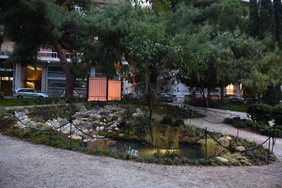 Για τον φωτισμό του ιαπωνικού κήπου έγινε ειδική μελέτη