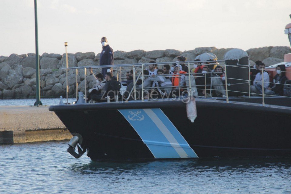 μετανάστες πλοίο Κρήτη