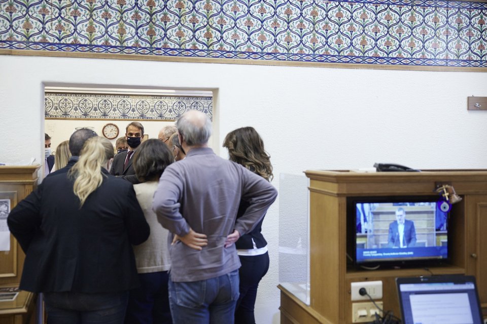 Κυριάκος Μητσοτάκης Βουλή εργαζόμενοι