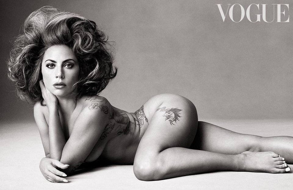 H Lady Gaga ολόγυμνη στο εξώφυλλο της Vogue