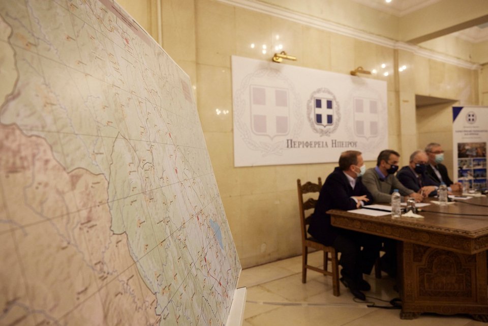 Κυριάκος Μητσοτάκης σύσκεψη Ιωάννινα