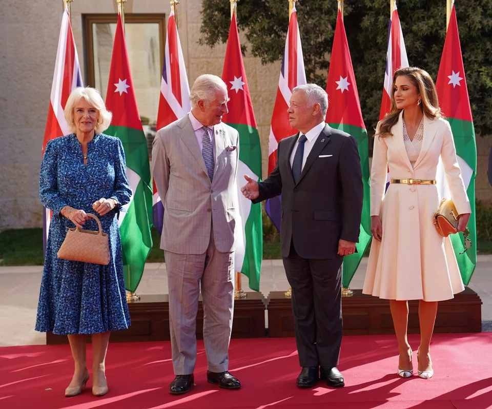 Ο πρίγκιπας Κάρολος με τη σύζυγό του, Καμίλα, και το βασιλικό ζεύγος της Ιορδανίας, Αμπντάλα και Ράνια