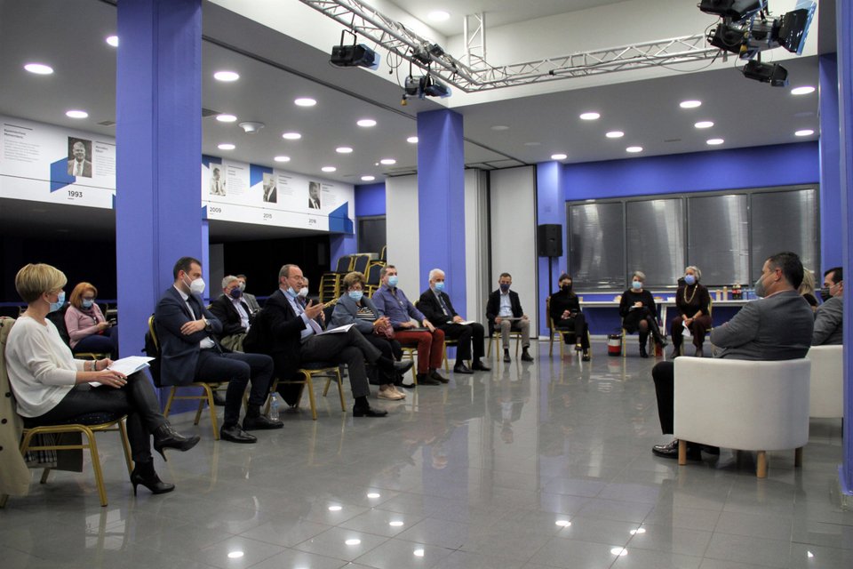 Συνάντηση εργασίας με Πλεύρη στα γραφεία της ΝΔ για την πρόληψη