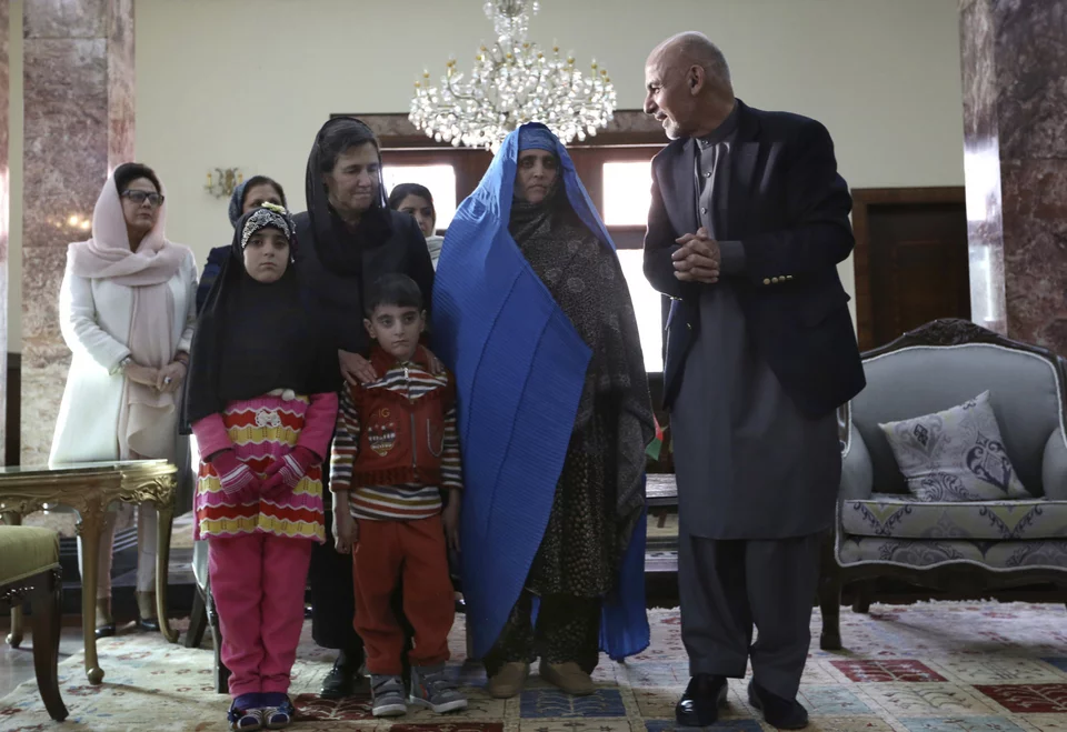 Ο πρόεδρος του Αφγανιστάν παρέθεσε δείπνο προς τιμή της το 2016 