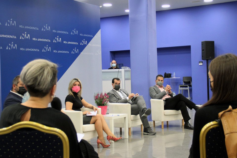 Συνάντηση εργασίας με Πλεύρη στα γραφεία της ΝΔ για την πρόληψη