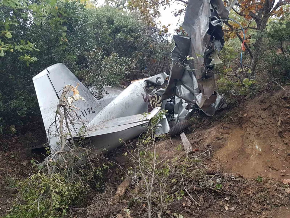 συντρίμμια μονοκινητήριου αεροσκάφους Μαυροβούνι