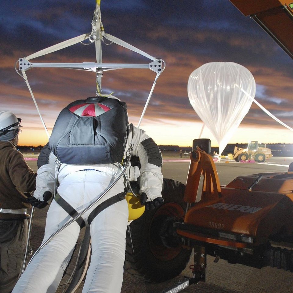 Κατά τις δοκιμές του διαστημικού αερόστατου στην Αριζόνα - Φωτογραφία: World View/Instagram