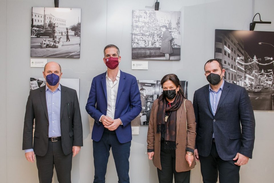Ηλίας Κούκουτσας, Διευθύνων Σύμβουλος των πολυκαταστημάτων attica, Δήμαρχος Αθηνών Κώστας Μπακογιάννης, Βαρβάρα Βερνίκου, Σύμβουλος Διοίκησης των πολυκαταστημάτων attica, Δημοσθένης Μπούμης, Αναπληρωτής Διευθύνων Σύμβουλος των πολυκαταστημάτων attica