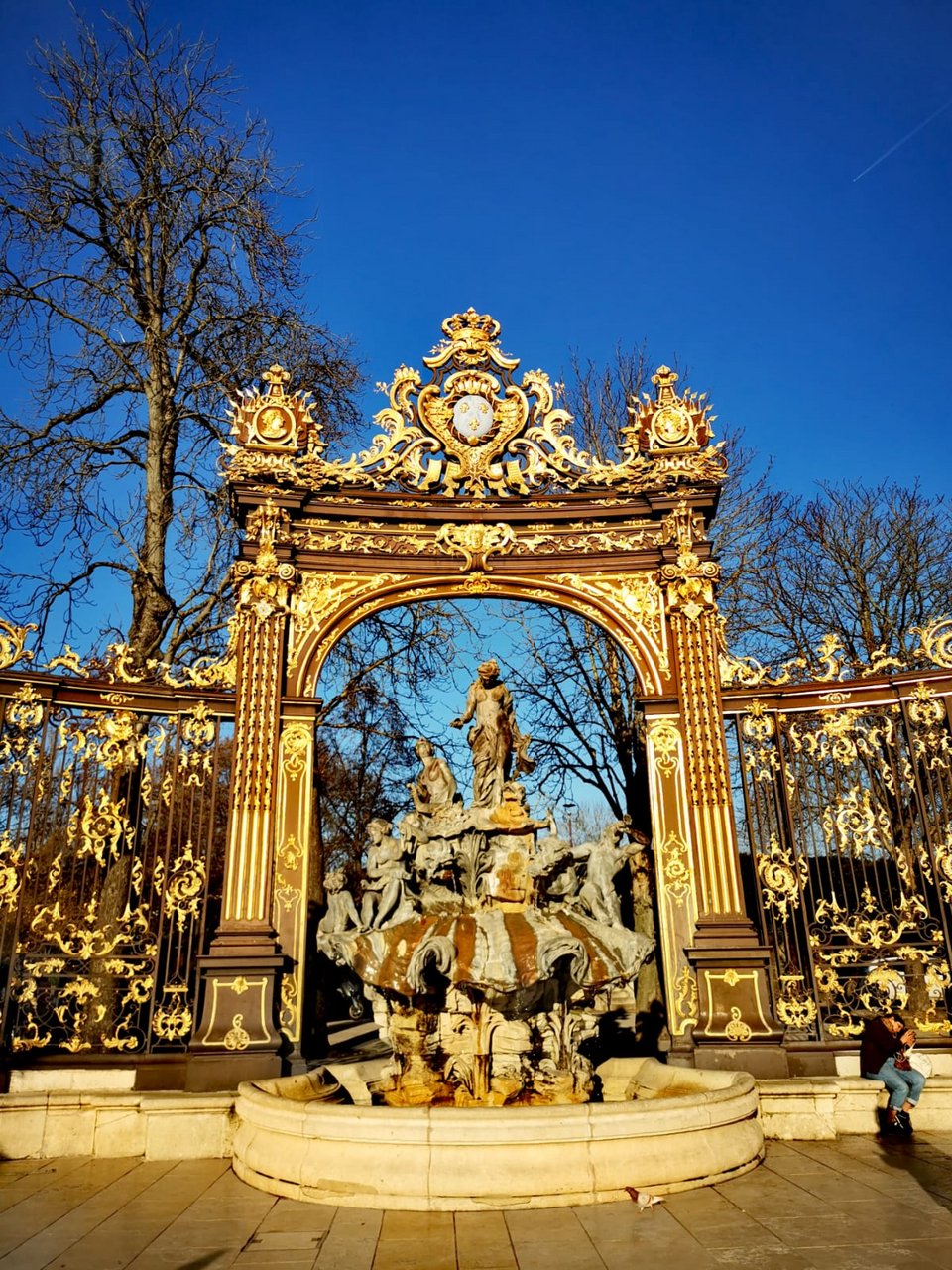 Συντριβάνι στην πλατεία Στανισλάς.