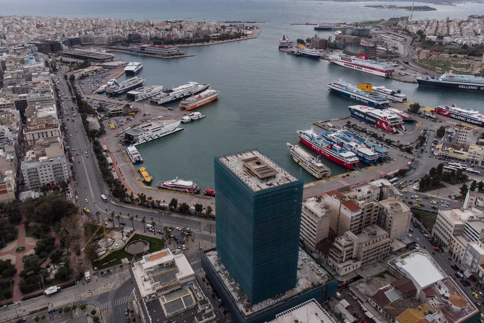 Η θέα στο λιμάνι του Πειραιά, όπως φαίνεται από το drone του iefimerida, είναι εντυπωσιακή - Φωτογραφία: Νίκος Παλαιολόγος/Sooc για iefimerida.gr 